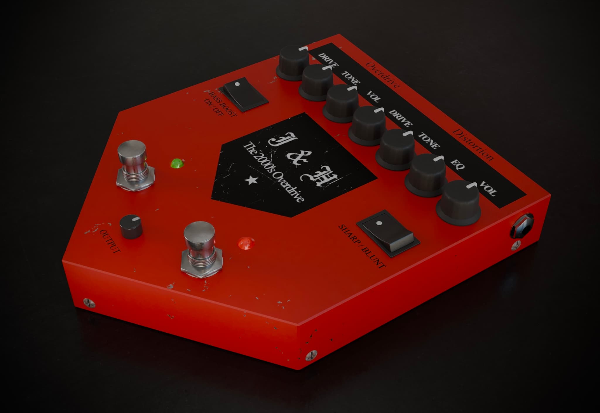 Pedal Jekyll & Hyde emulado por el plugin J&H